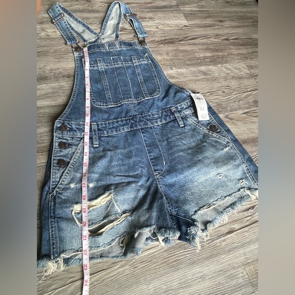 Abercrombie & Fitch Light Blue Women's Denim Overalls - Picture 5 of 9